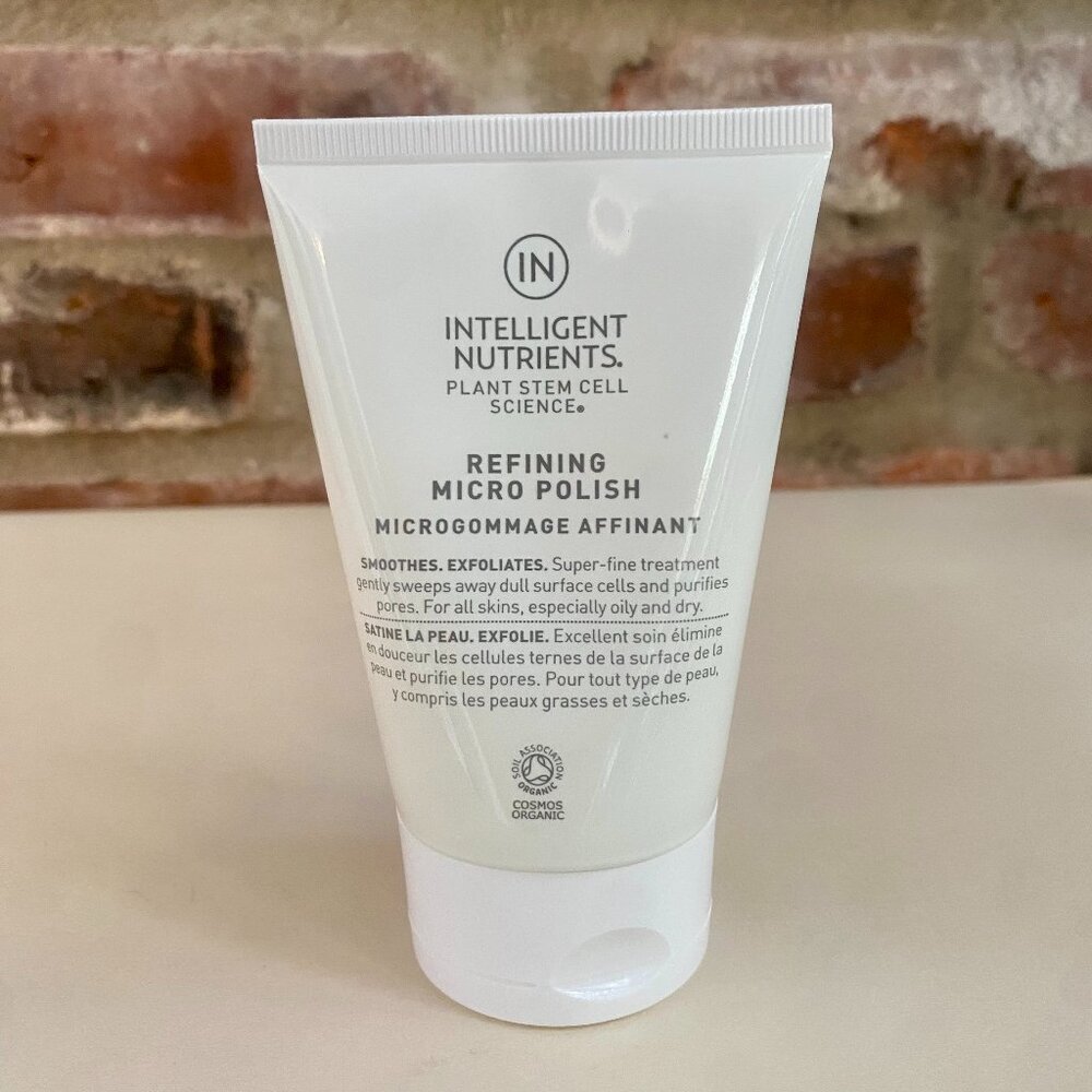 Intelligent Nutrients Refining Micro Polish Face & Neck, Full Size 100mL, New.